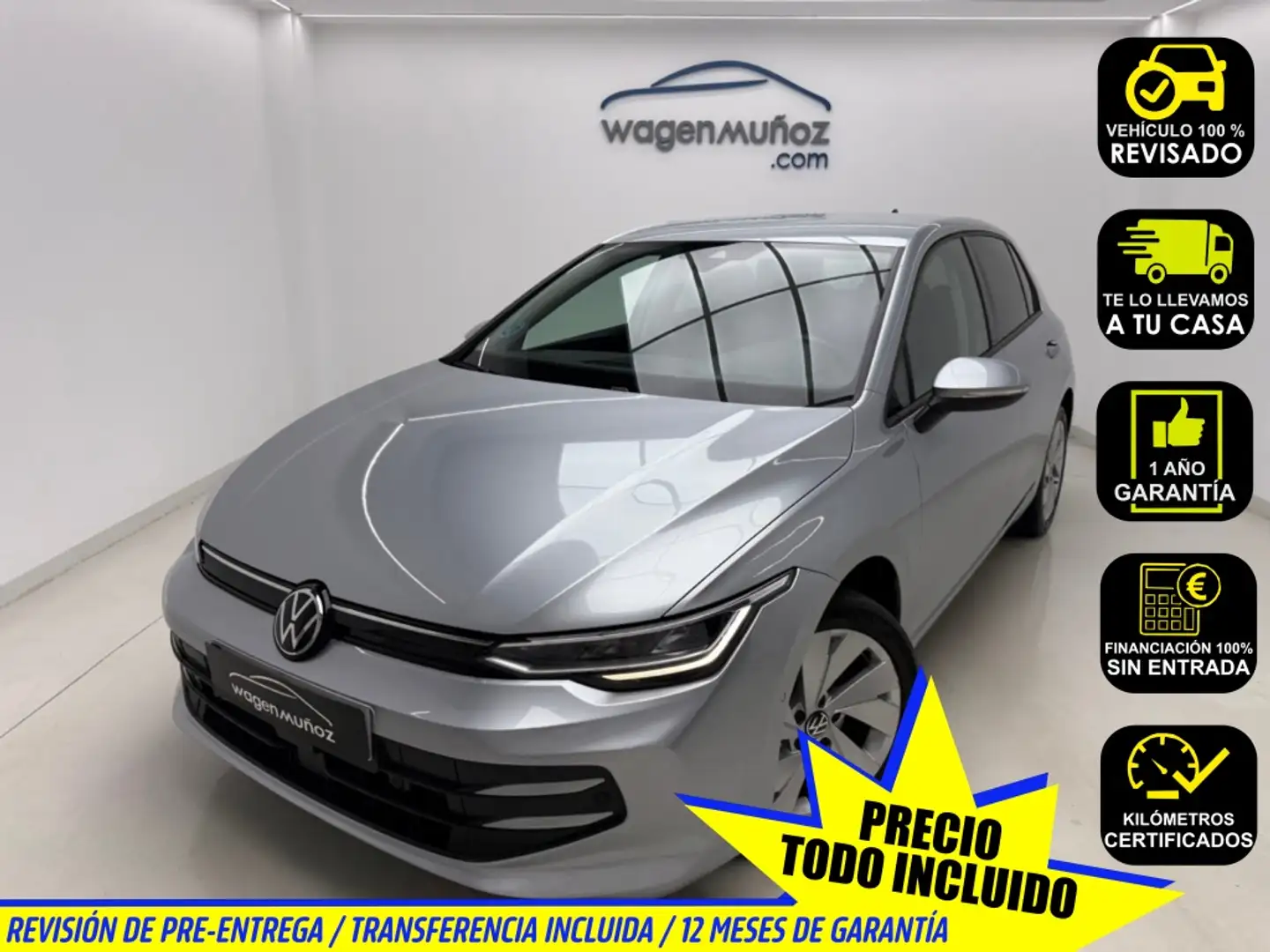 Volkswagen Golf 1.5 TSI Más 85kW Gris - 1