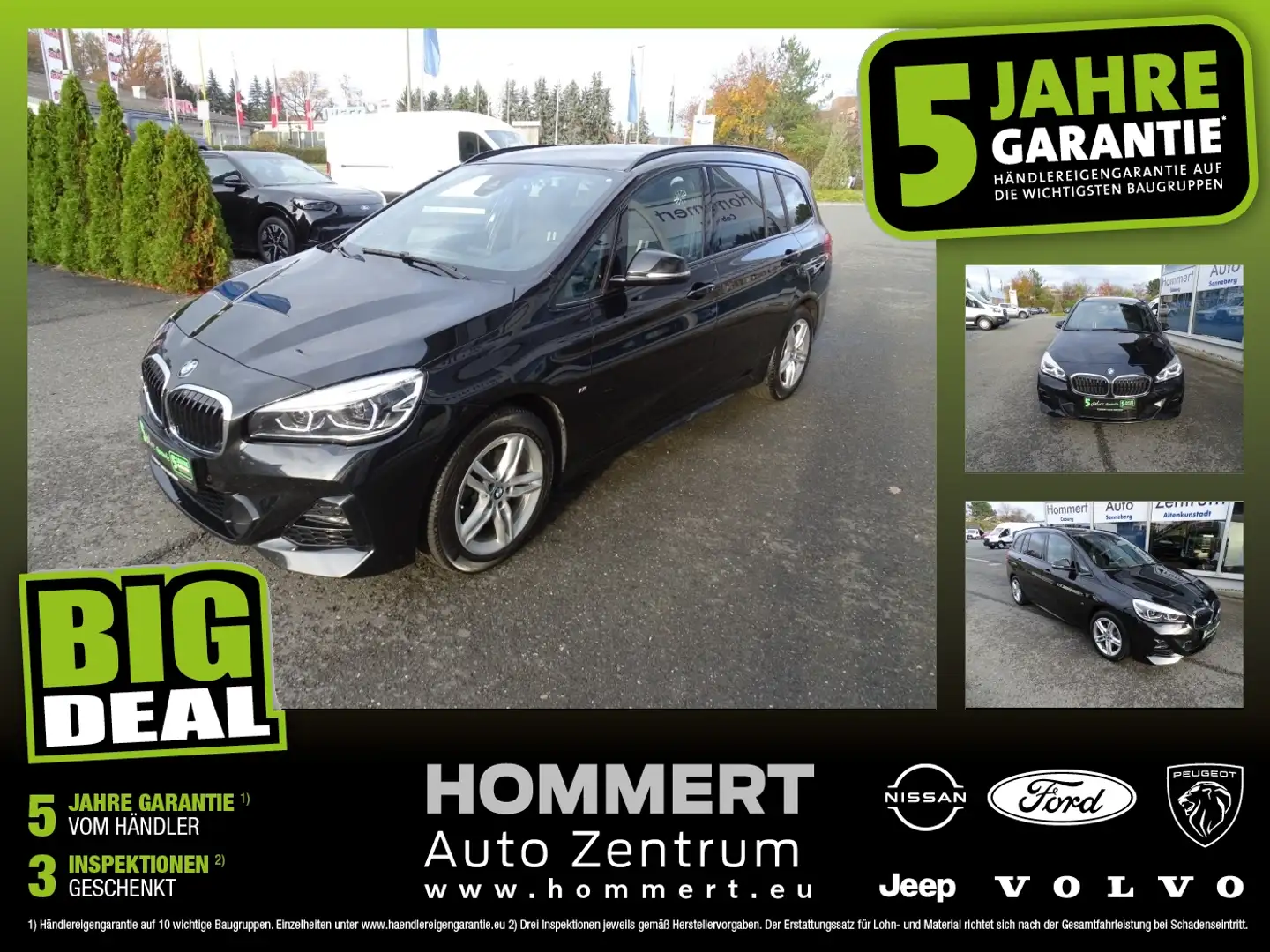 BMW 218 2 Gran Tourer i Gran Tourer M-Sport AHK+LED Schwarz - 1