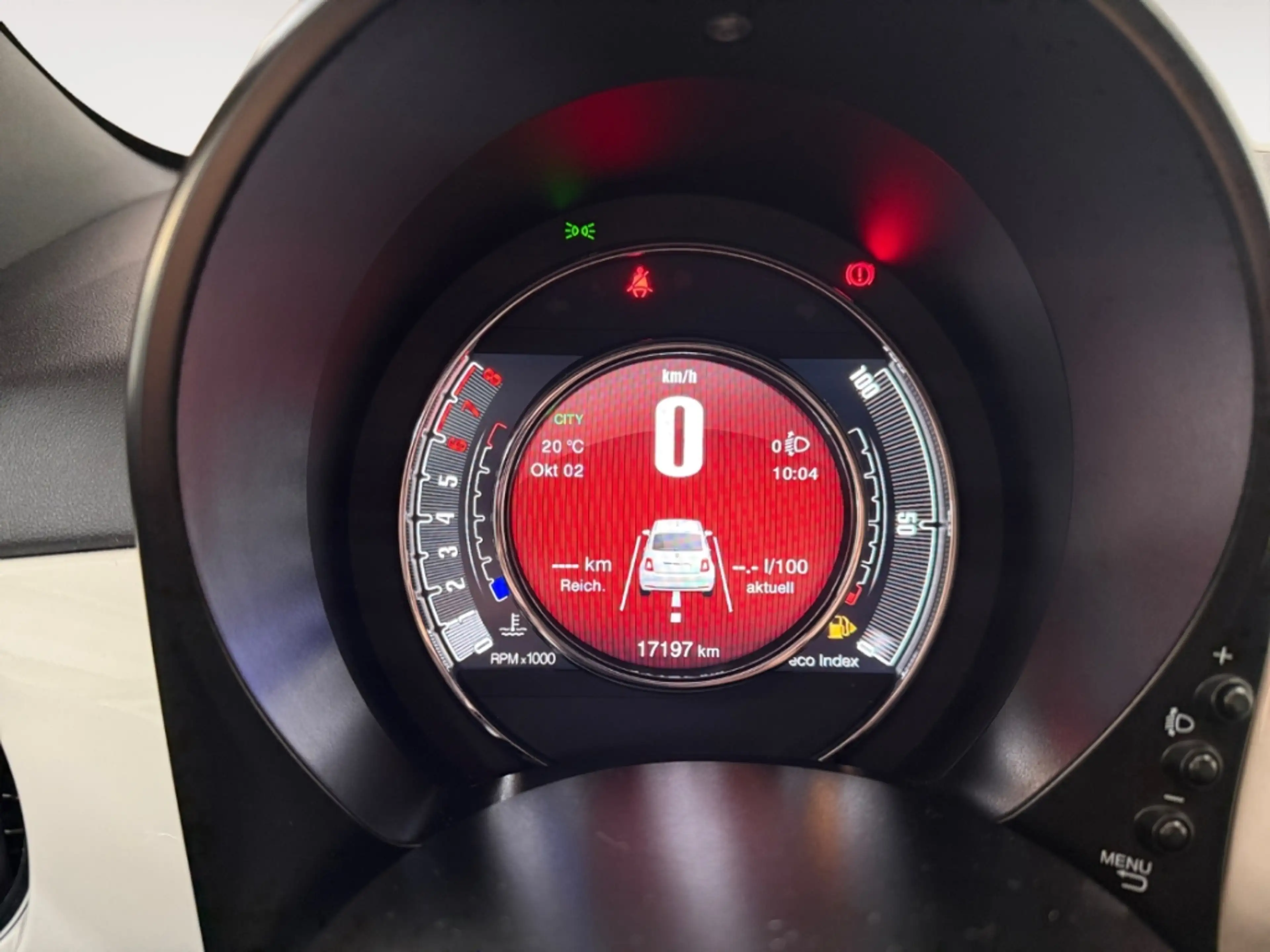Fiat 500 Lounge MHEV NAV TEMPOMAT APPLE/ANDROID ALU PDC BLU — photo 11