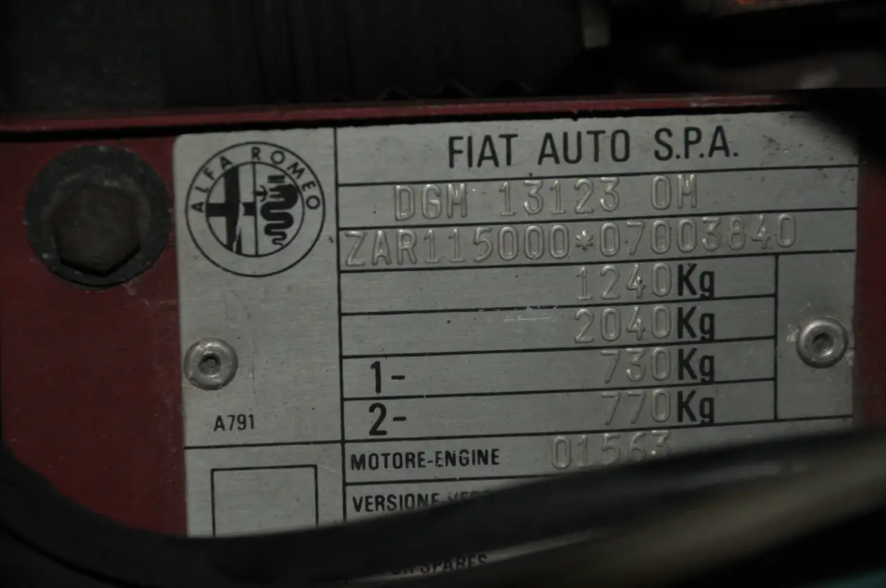 Alfa Romeo Spider 1.6 Iscriz. ASI con Cert. Ril. Storica, foto 11