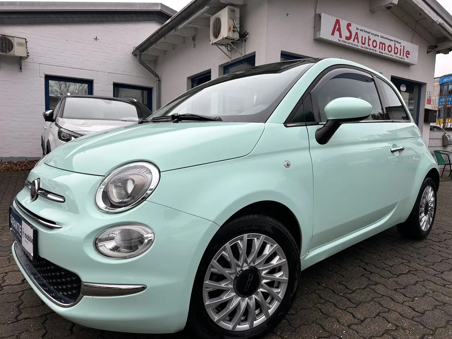 Fiat 500 0.9 Lounge PANORAMA+KLIMATR.+PDC+TEMPOMAT+EURO6 Vert - 1