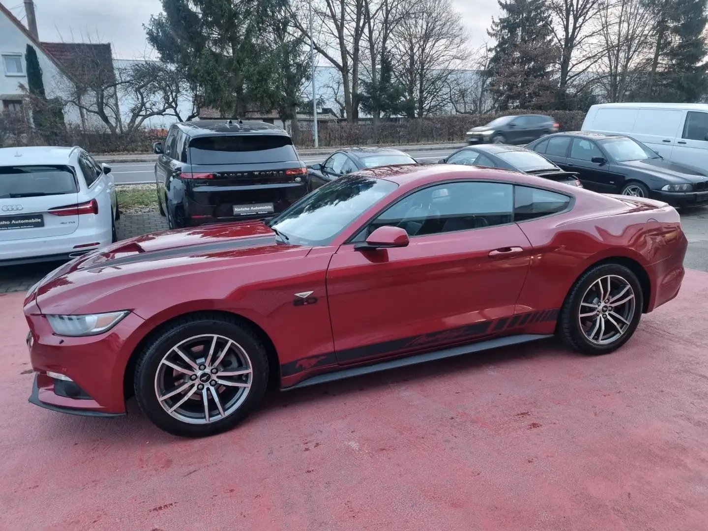 Ford Mustang 2.3 EcoBoost Navi/Volleder/Xenon Rood - 2