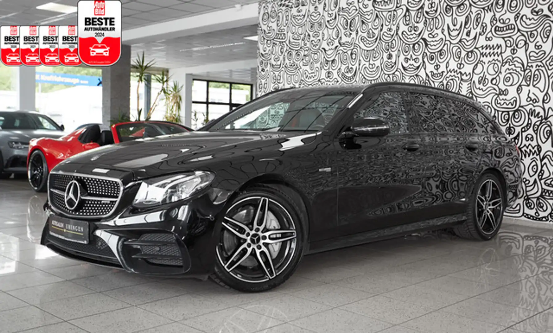 Mercedes-Benz E 43 AMG AMG-RIDE-CONT*LUFT*NAVI*LED*KAM*NIGHT-P Noir - 1