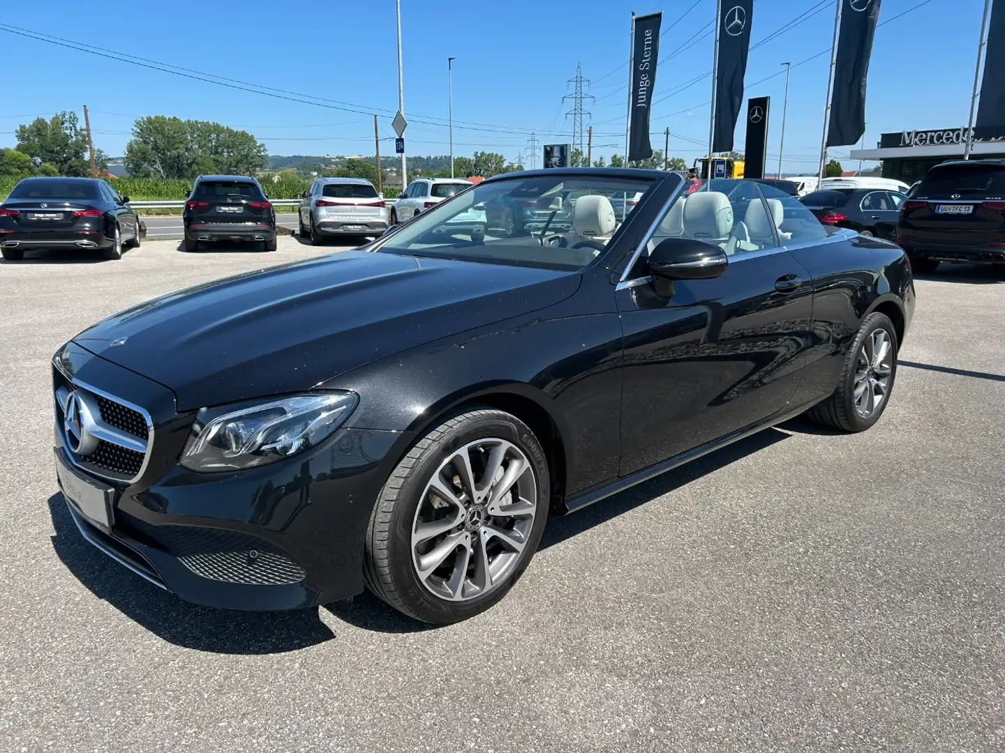 Mercedes-Benz E 400 4MATIC Cabriolet AUT Mbeam RKam Wide LED Zwart - 1
