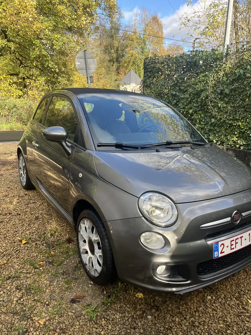 Fiat 500C 1.2i Sport Gris - 2