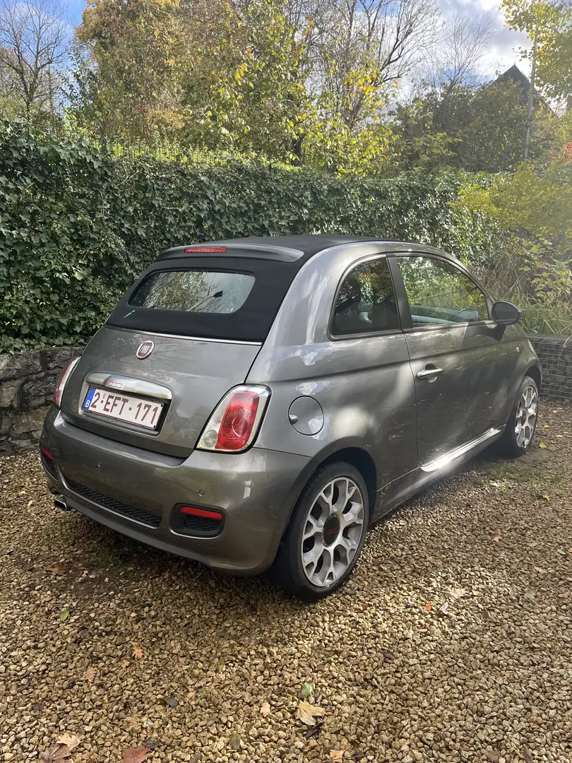 Fiat 500C 1.2i Sport Gris - 1