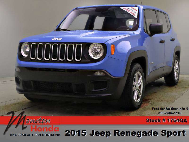 Blue 2015 Jeep Renegade SUV / Crossover Front-Wheel Drive 9-Speed Automatic