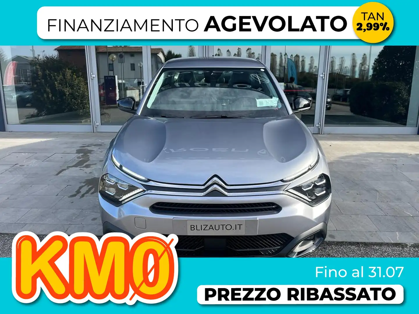 Citroen C4 X 1.5 bluehdi feel pack s&s 130cv eat8 Grigio - 2