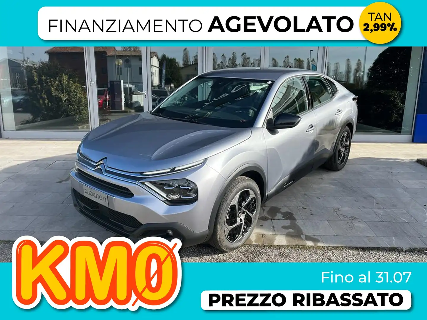 Citroen C4 X 1.5 bluehdi feel pack s&s 130cv eat8 Grigio - 1