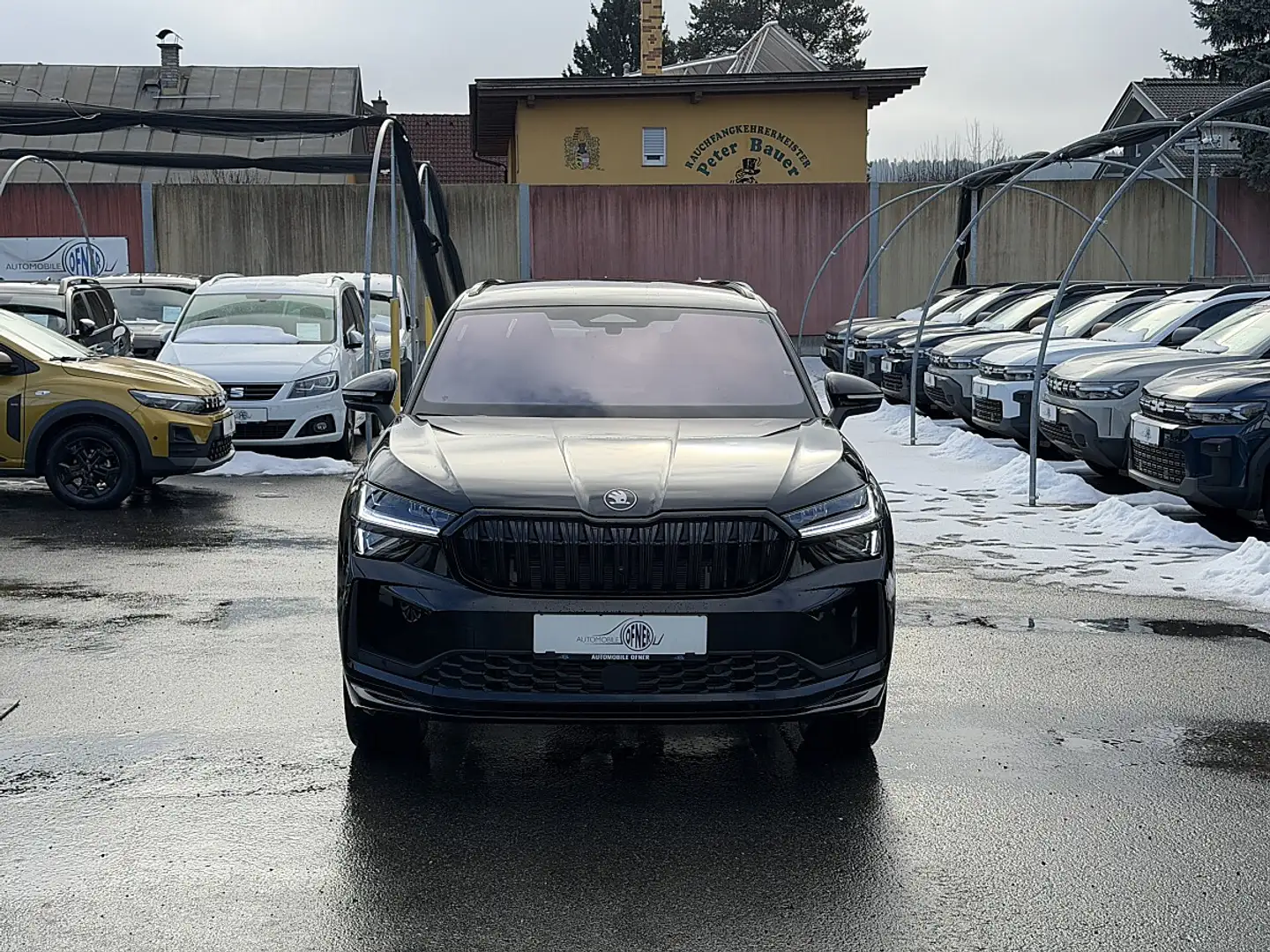 Skoda Kodiaq 2,0 TDI 4x4 Sportline DSG 7-Sitze AHK Canton Ka... Schwarz - 2