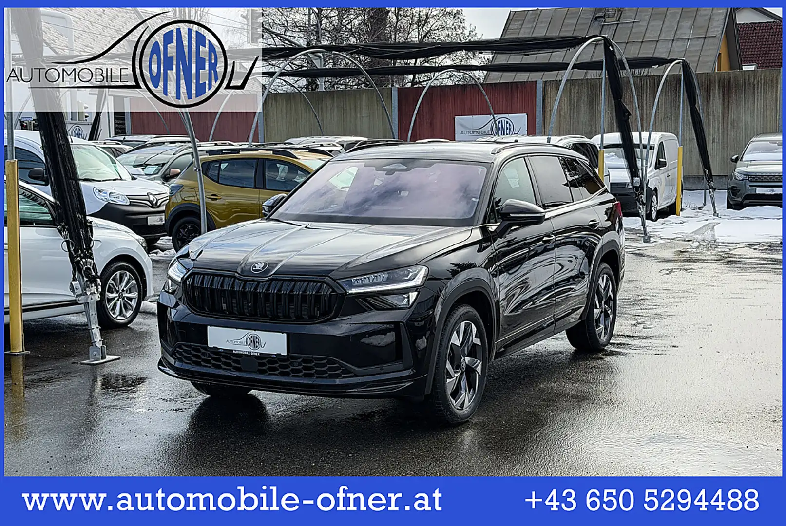 Skoda Kodiaq 2,0 TDI 4x4 Sportline DSG 7-Sitze AHK Canton Ka... Schwarz - 1