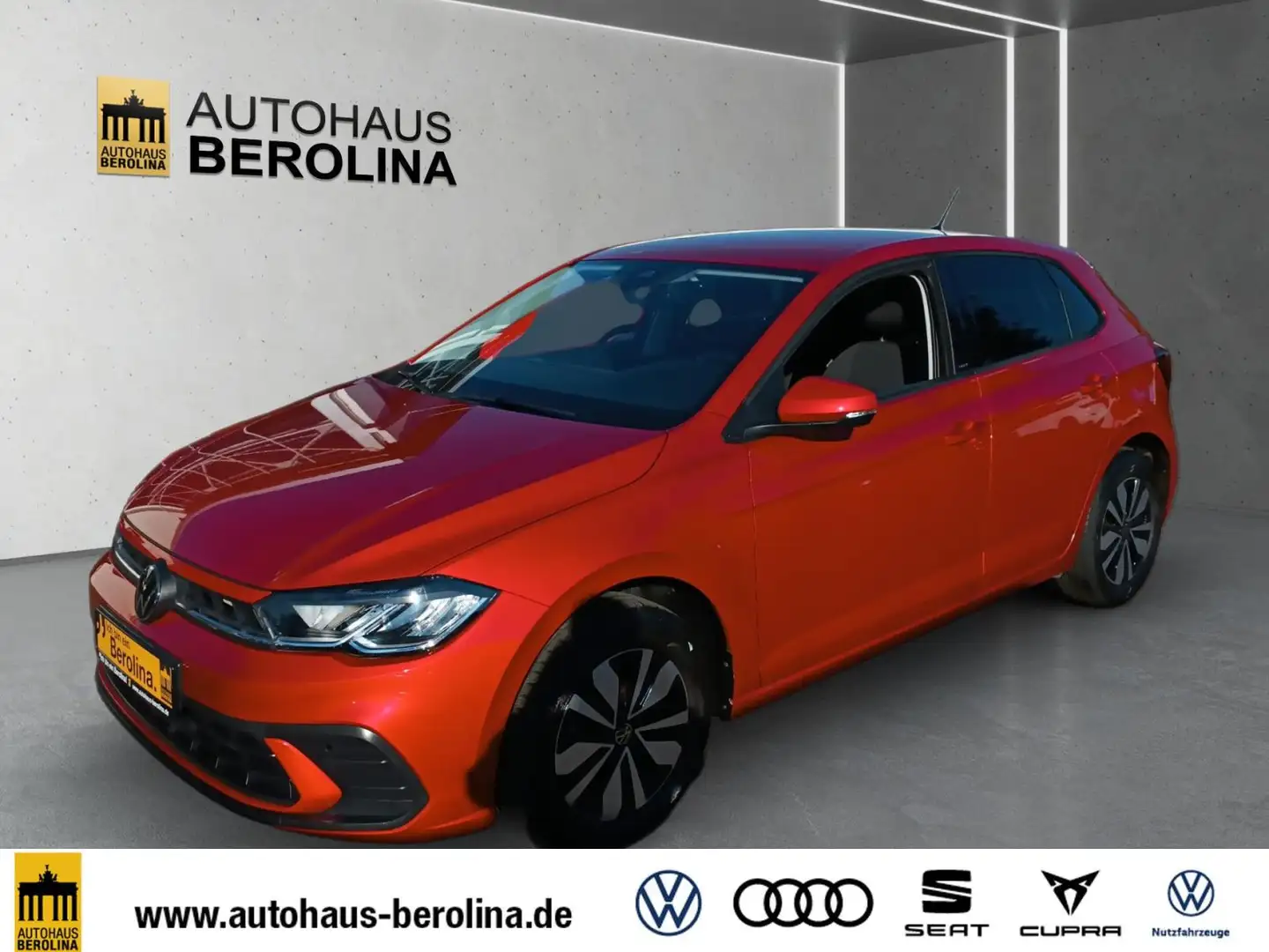 Volkswagen Polo 1.0 TSI Move DSG *AHK*ACC*NAV*R-CAM*SHZ* Rot - 2
