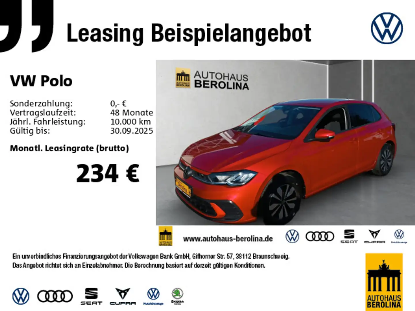 Volkswagen Polo 1.0 TSI Move DSG *AHK*ACC*NAV*R-CAM*SHZ* Rot - 1