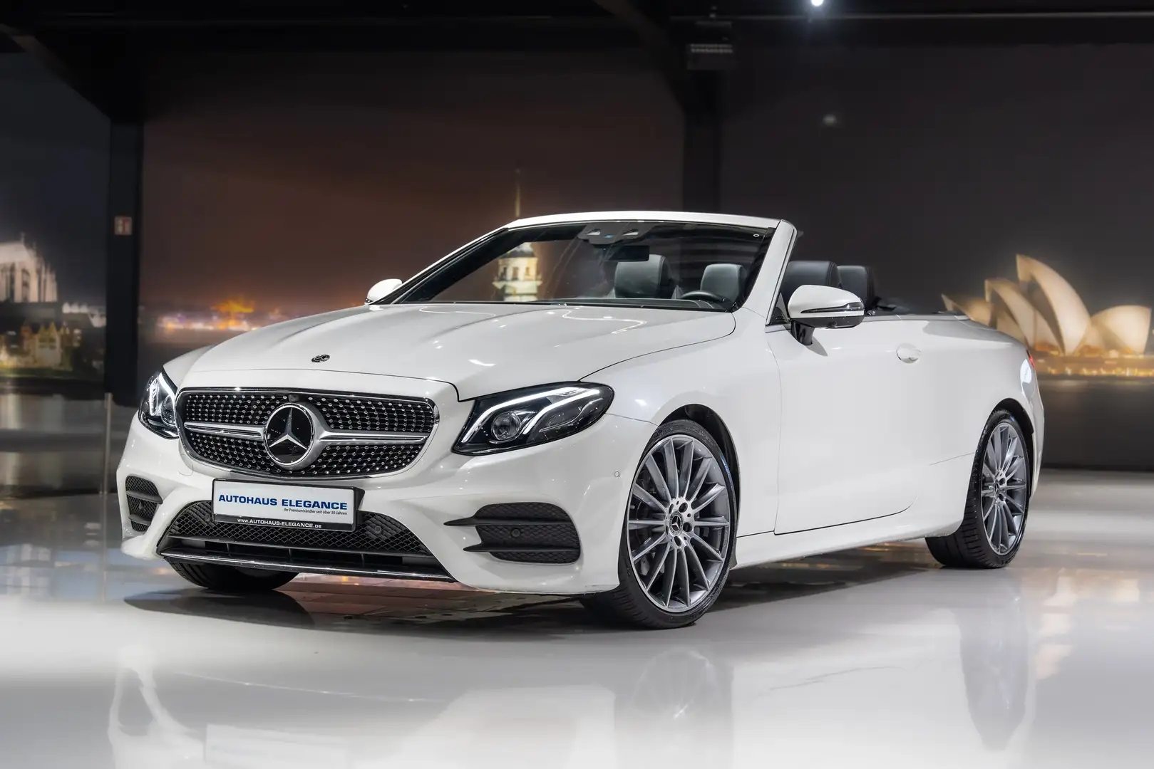 Mercedes-Benz E 200 Cabrio*AMG-LINE*360*MULTIBEAM*LEDER*LM"20 Blanc - 1