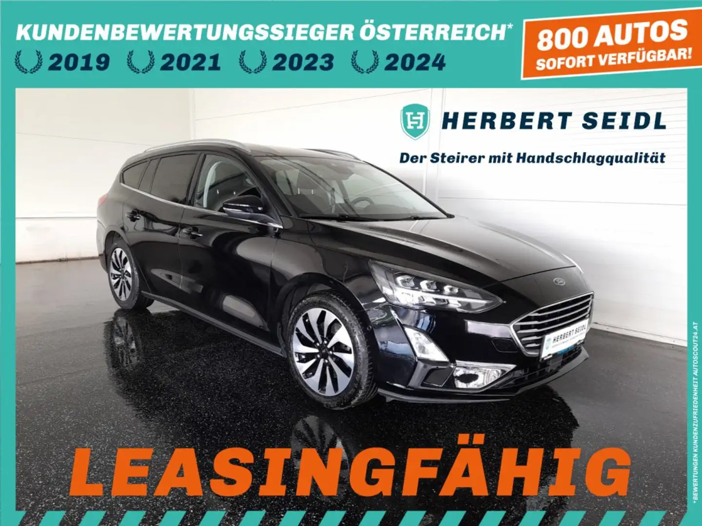 Ford Focus Turnier 2.0 EcoBlue Schwarz - 1