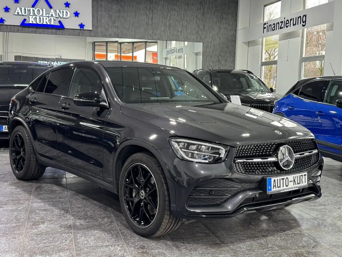 Mercedes-Benz GLC 300 d Coupe*4Matic*M-Bux*RFK*AHK*Leder*AMG+ Grau - 1