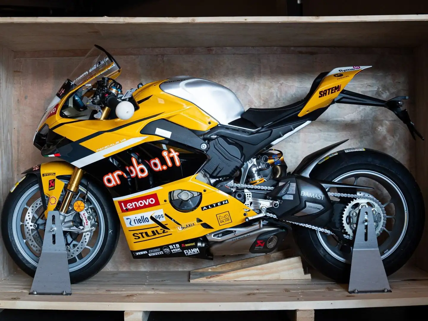 Ducati Panigale V4 S BAUTISTA 2023 WORLD CHAMPION REPLICA Giallo - 1