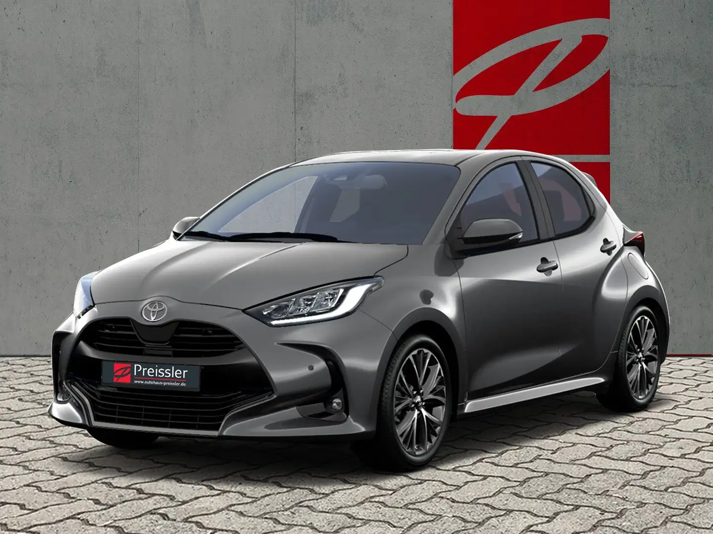 Toyota Yaris 1.5-l Hybrid 130 CVT Style + Infotain.-P. Grey - 1