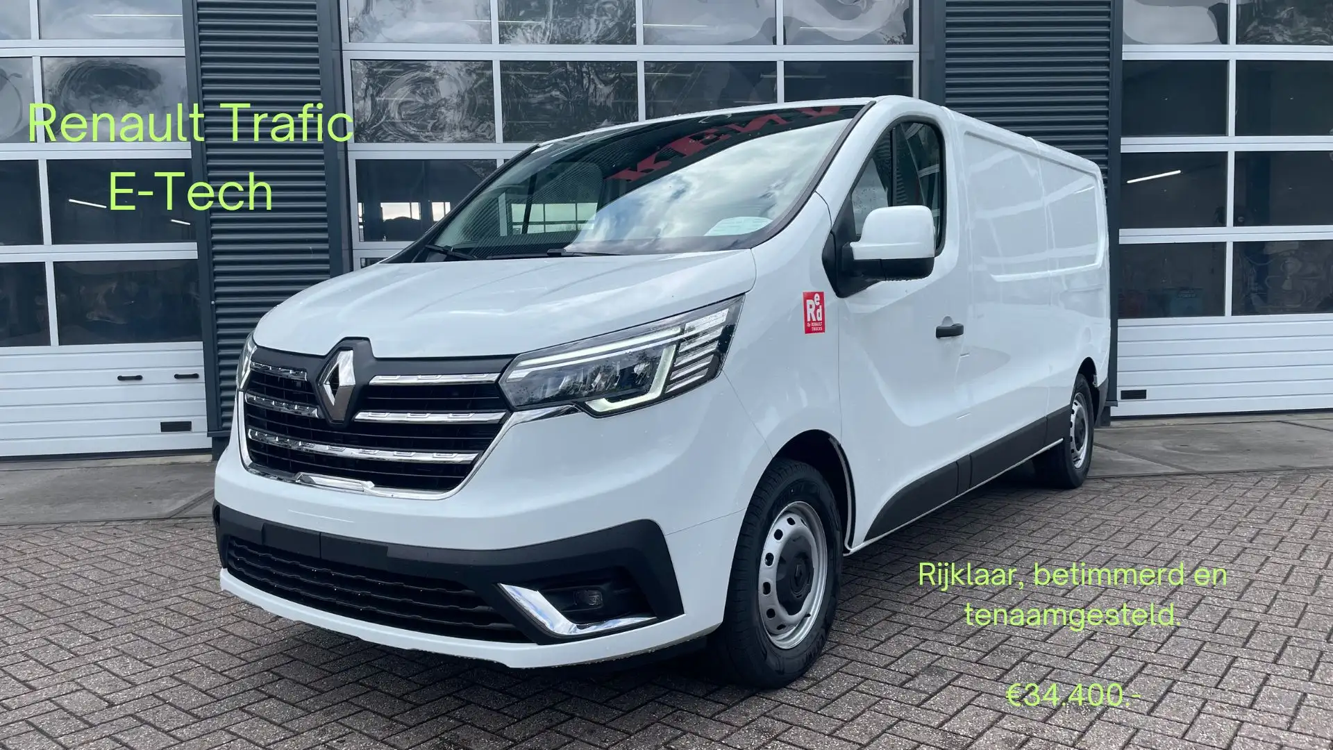 Renault Trafic L2H1 E-Tech, Z.E, Zero Emissie Red Edition WLTP 29 Fehér - 1