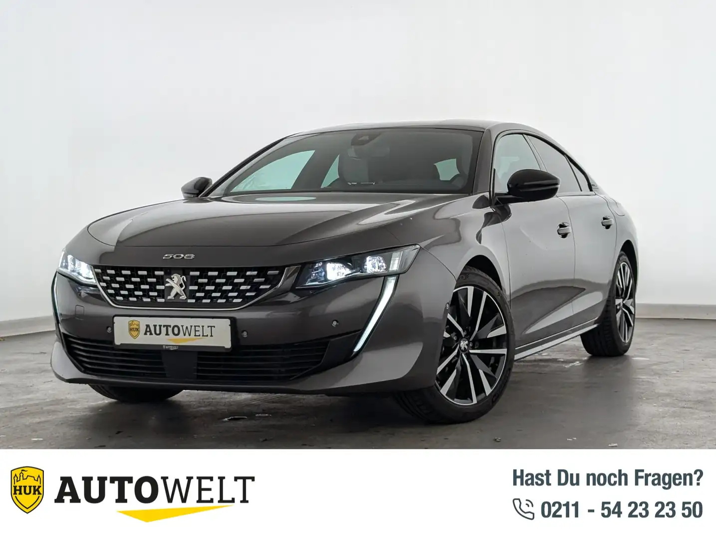 Peugeot 508 508 Hybrid 225 (Plug-In) GT LED+NAVI+ACC+360+SHZ Grau - 1