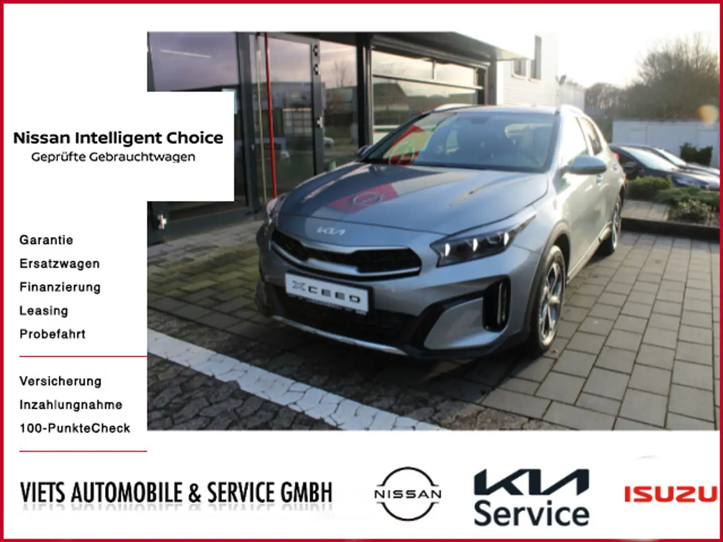 Kia XCeed 1.5 T-GDI Exclusive Automatik LED Navi Zilver - 1