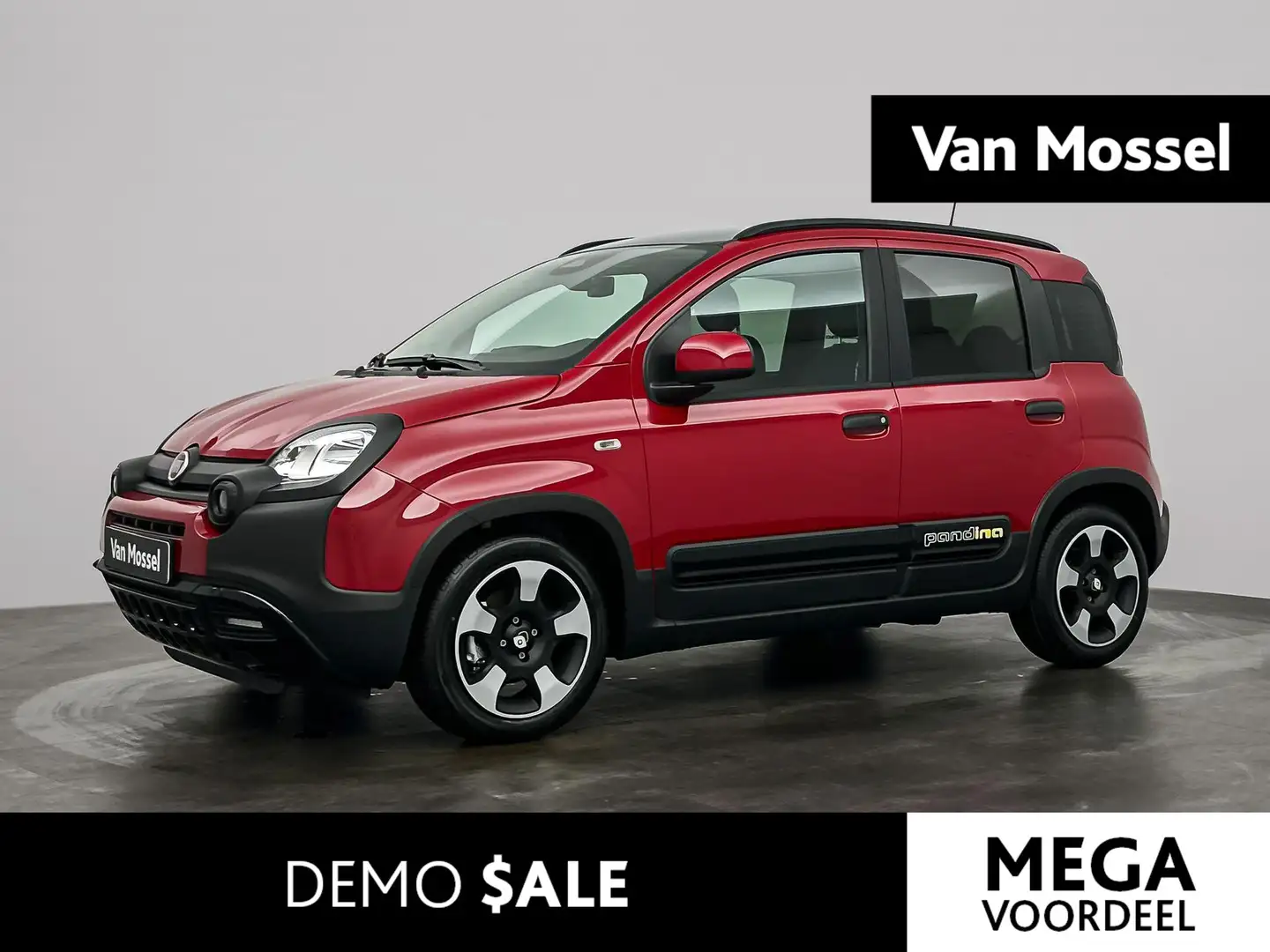 Fiat Panda 1.0 Hybrid Pandina | DEMONSTRATIEMODEL | UIT VOORR Rood - 1