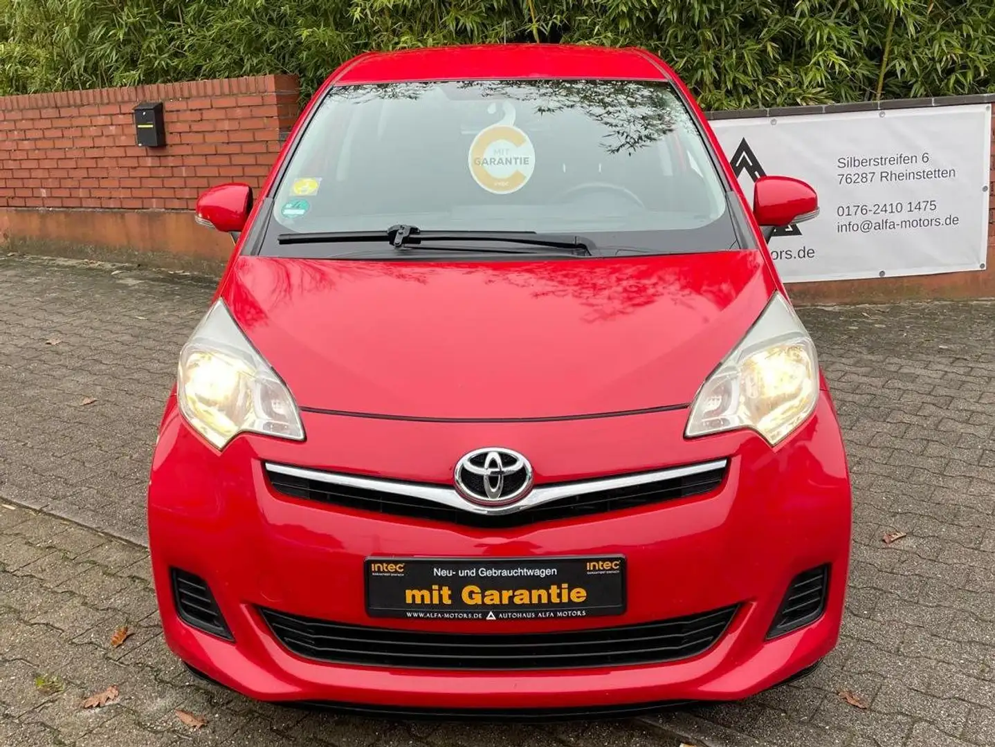 Toyota Verso-S Cool /1-Hand/ Garantie / TÜV & Inspektion neu / Rot - 2