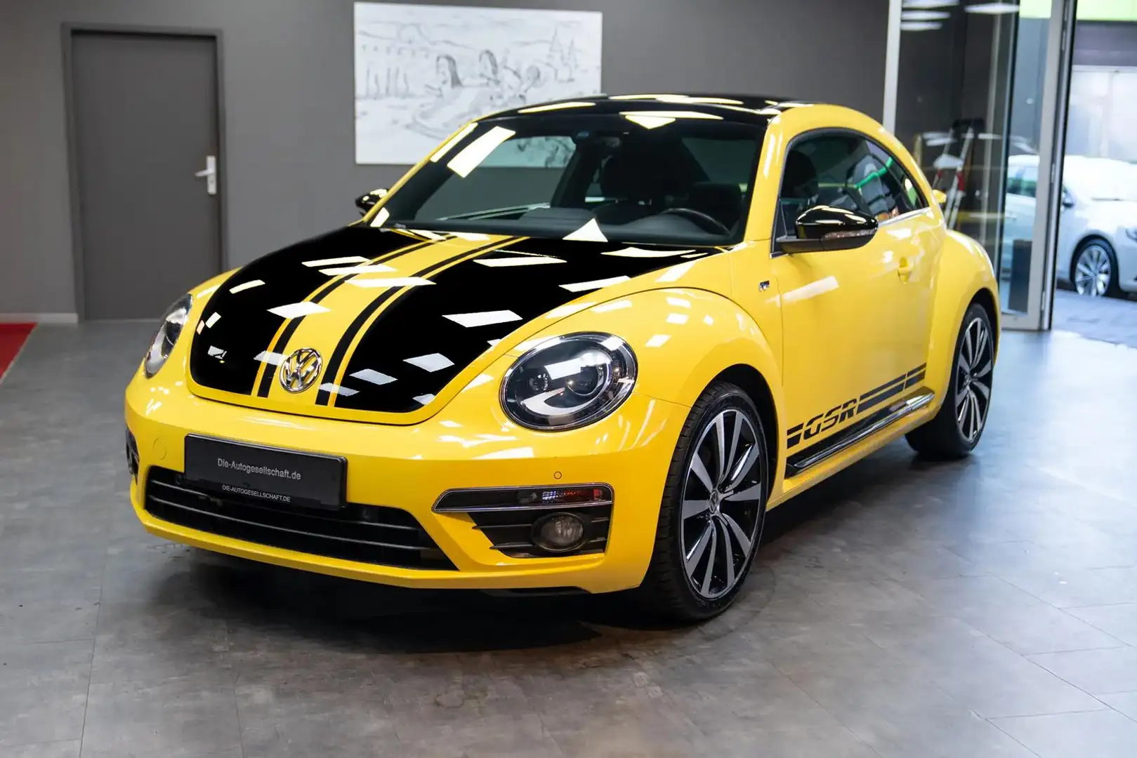 Volkswagen Beetle GSR 2.0TSI R-LINE*BI-XENON*NAVI*PANO*SHZ* Gelb - 2