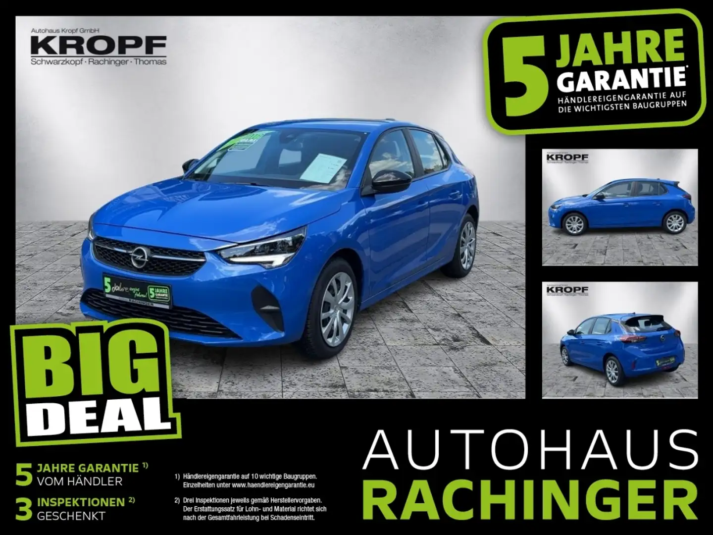 Opel Corsa F 1.2 Turbo Edition ** NAVI,KAMERA,PDC** Blau - 1