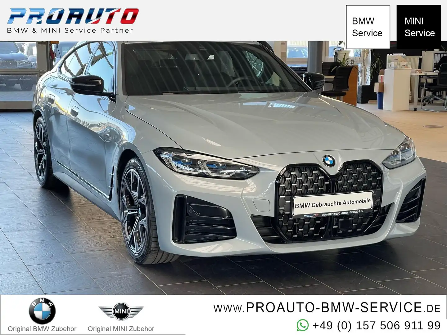 BMW 430 i Gran Coupe M Sport Laser/HUD/LiveCoPro/19" Gris - 1