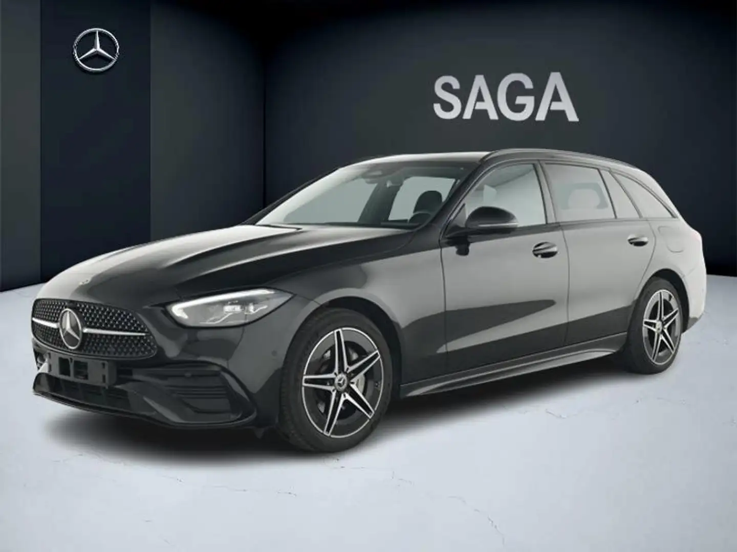 Mercedes-Benz C 300 e break AMG Line Negro - 1