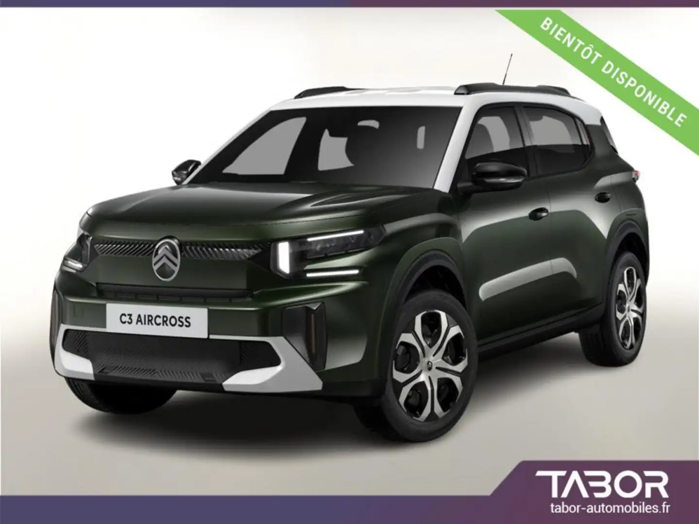 Citroen C3 Aircross PLUS TURBO 100 radar cam BT Green - 1