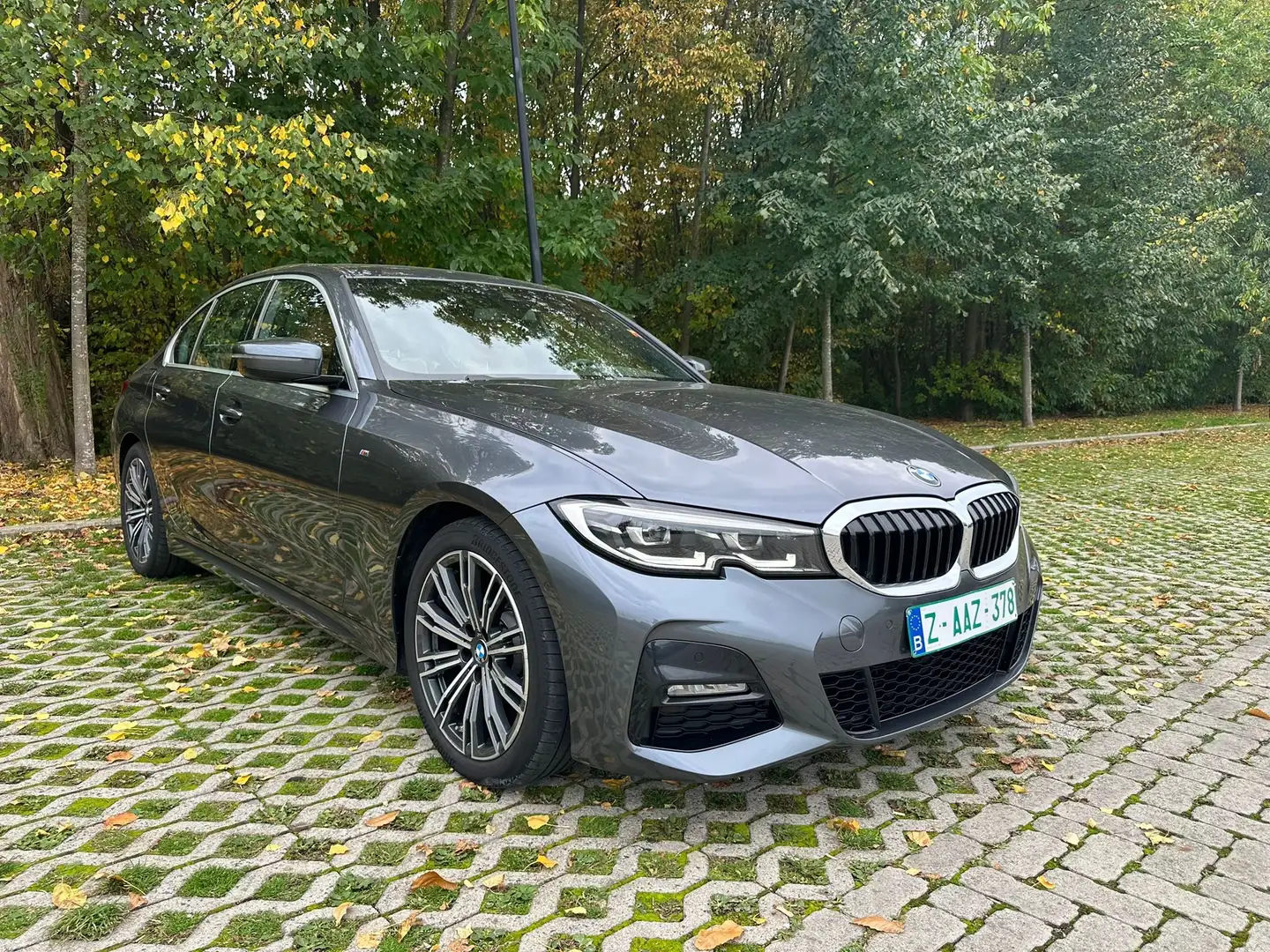 BMW 320 I PACK M CUIR CLIM CAMERA A VOIR ETAT IMPECC Gris - 1
