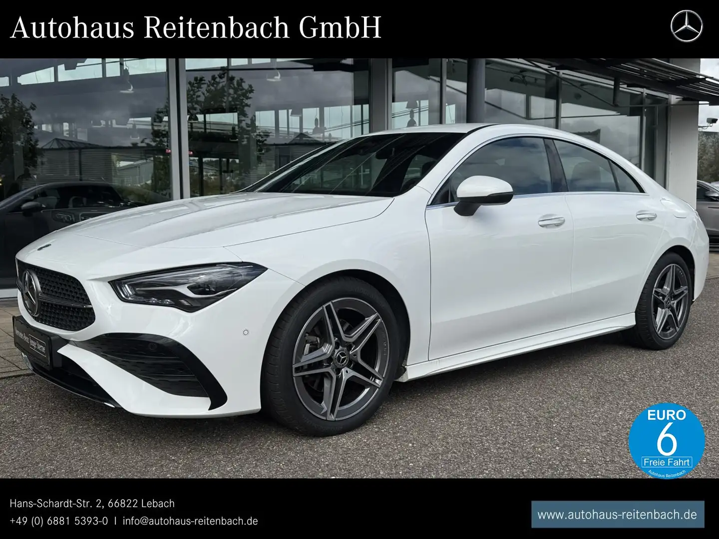 Mercedes-Benz CLA 180 CLA180 COUPE AMG+LED KEYLESS+KAMERA+LENK&SITZHZG Blanc - 1
