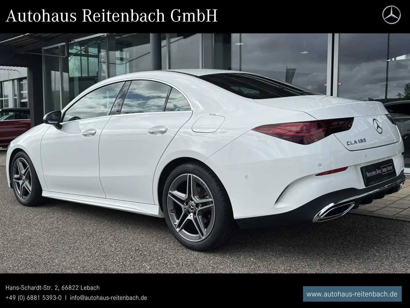 Mercedes-Benz CLA 180 CLA180 COUPE AMG+LED KEYLESS+KAMERA+LENK&SITZHZG Blanc - 2