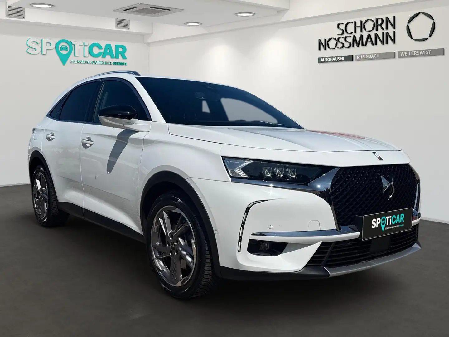 DS Automobiles DS 7 Crossback DS7 CROSSBACK E-TENSE 225 RIVOLI,1.HAND,LEDER,SITZ Weiß - 2