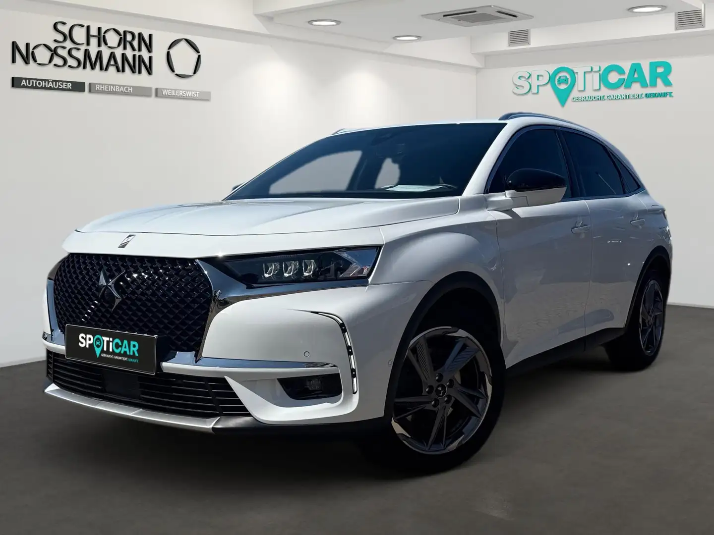 DS Automobiles DS 7 Crossback DS7 CROSSBACK E-TENSE 225 RIVOLI,1.HAND,LEDER,SITZ Weiß - 1