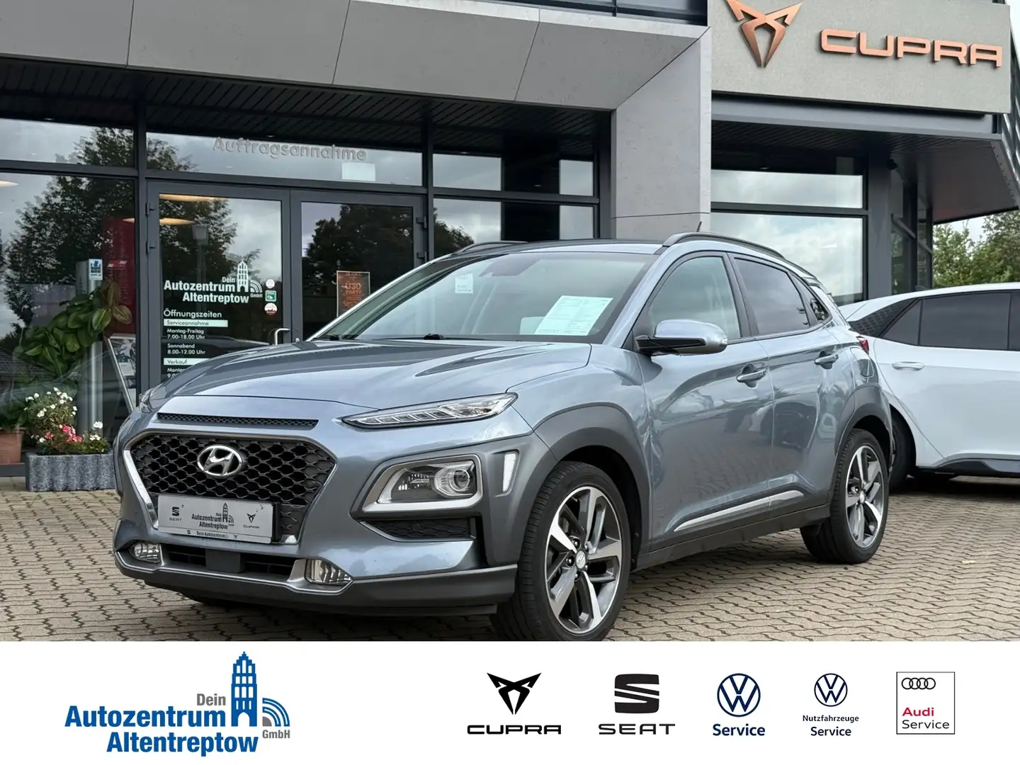 Hyundai KONA 1.0 T-GDI Premium 2WD HUD LED SH Silber - 1