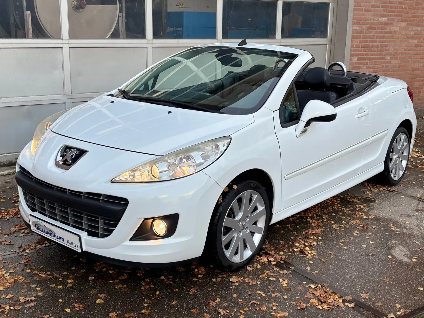 Peugeot 207 CC 1.6 VTi Noir & Blanc,LEDER,CLIMAT,STOELVERW,17 Blanco - 1