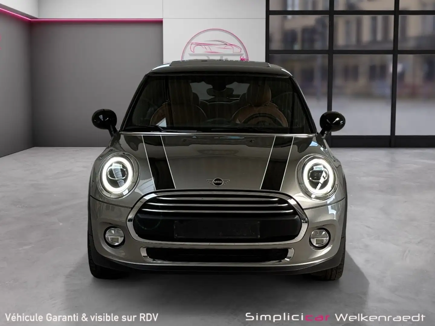 MINI One 1.5i One OPF / SG CHAUFF / TOIT OUVRANT / CUIR Argent - 2