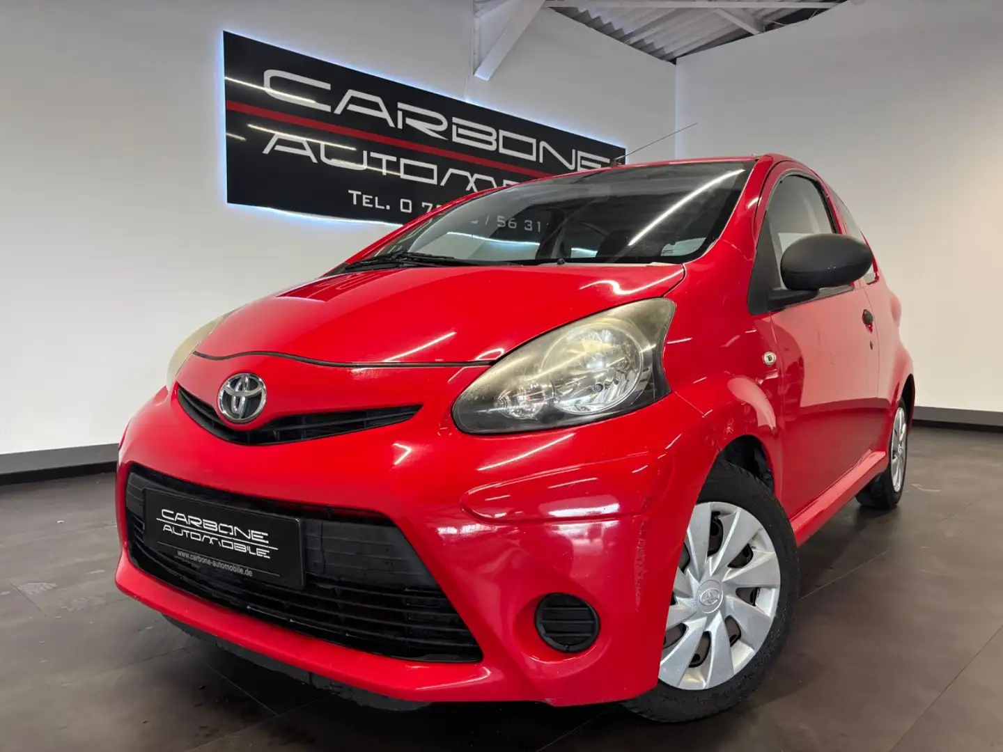 Toyota Aygo** TÜV/AU neu +Stadtflitzer** Červená - 1