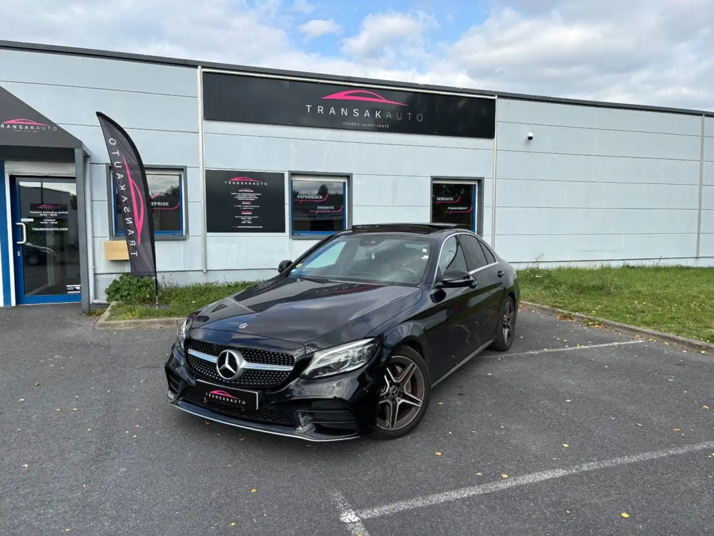 Mercedes-Benz C 180 180 d 9G-Tronic AMG Line Noir - 1