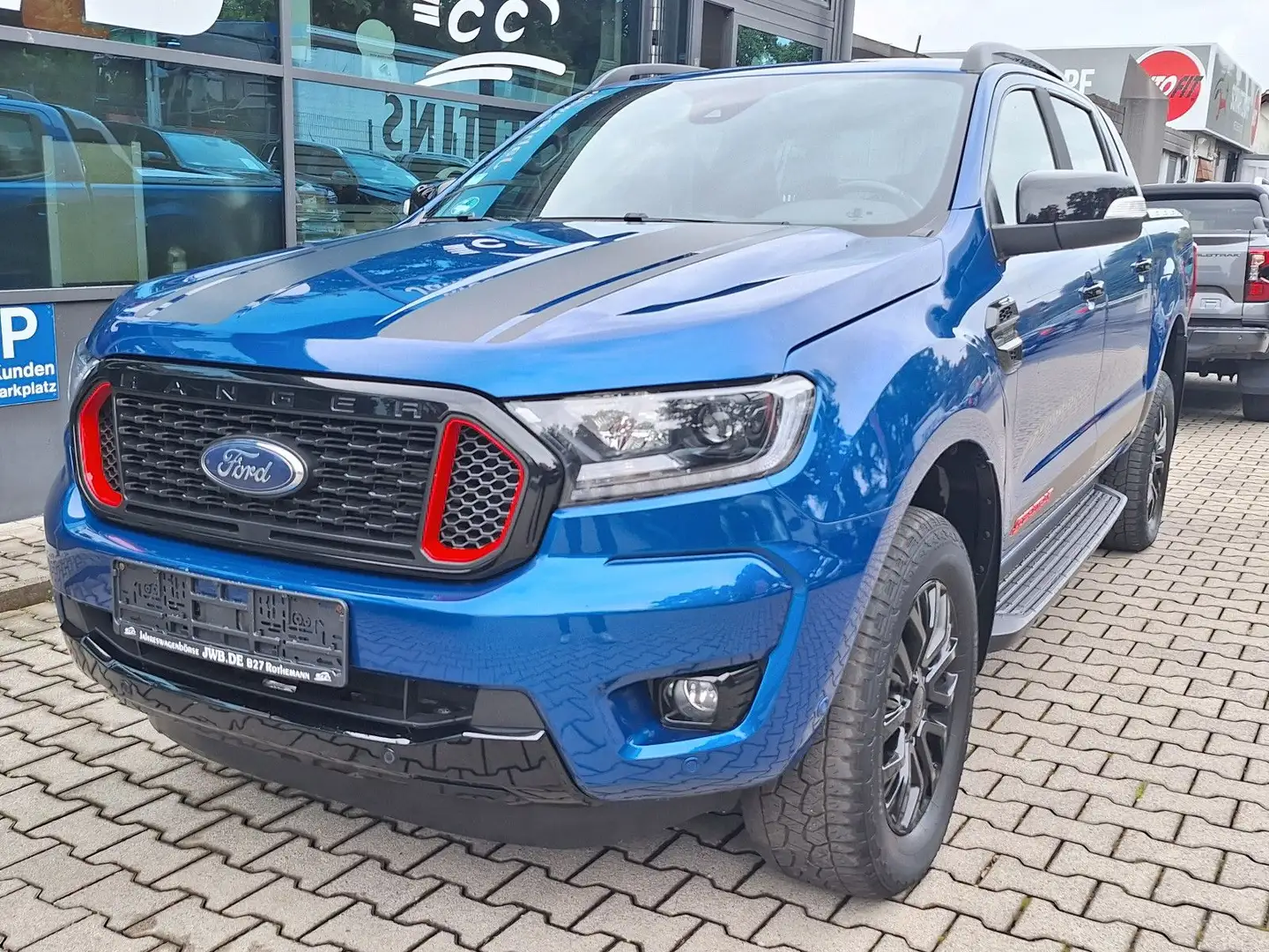 Ford Ranger Stormtrak el. Rollo AHK3,5t 4x4 Diff ACC Blau - 2