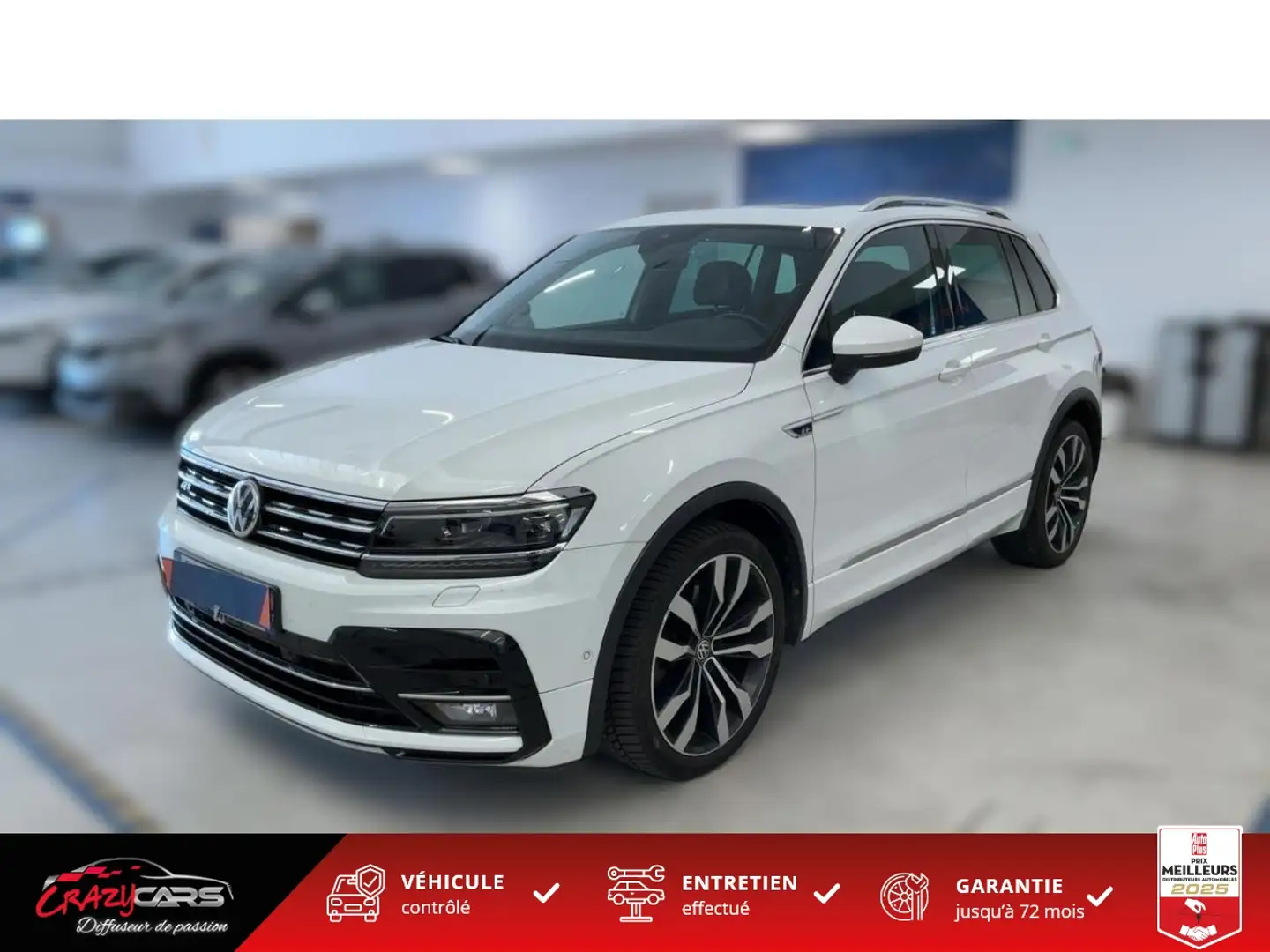 Volkswagen Tiguan Carat 4Motion 2.0 TDI 190 DSG 7 - PANO - VIRTUAL Blanc - 1