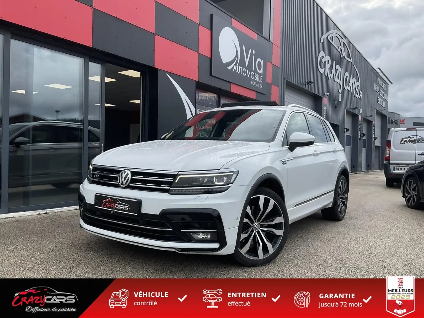 Volkswagen Tiguan Carat 4Motion 2.0 TDI 190 DSG 7 - PANO - VIRTUAL - Wit - 1