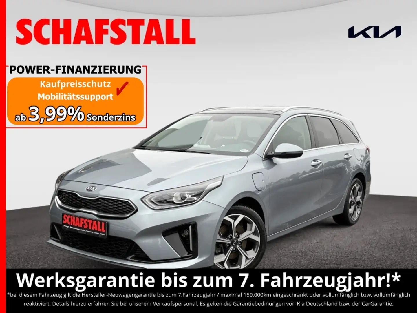 Kia Ceed SW / cee'd SW PHEV Platinum Panorama Leder E Sitz Navi Silber - 1
