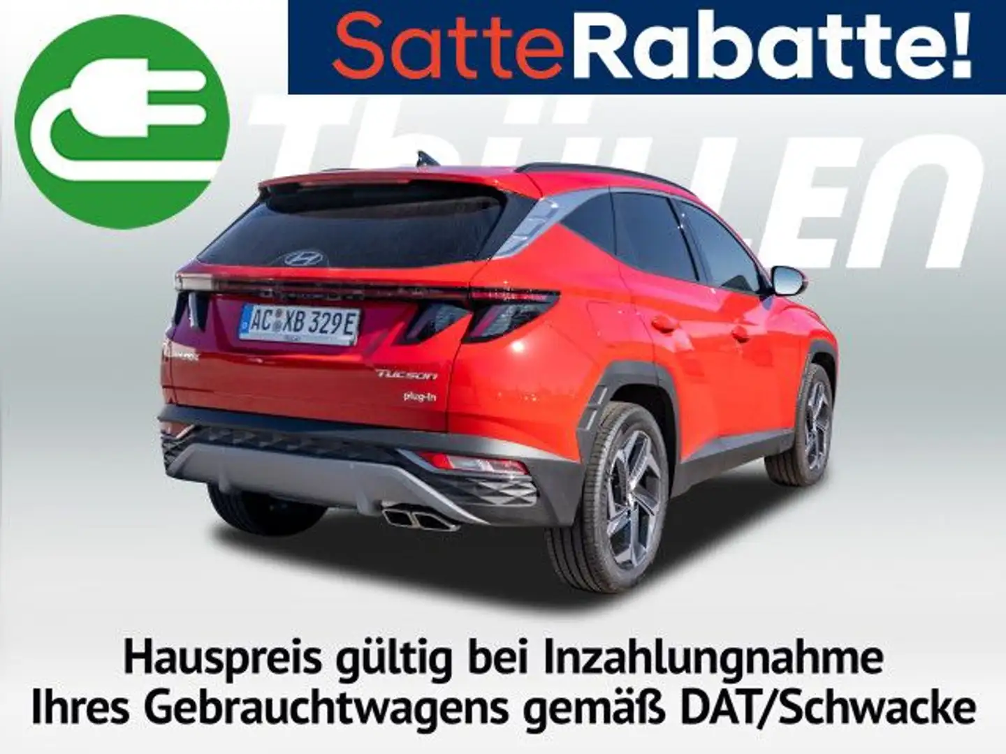 Hyundai TUCSON Plug-in-Hybrid 1.6 T-GDi 6-AT 4WD Trend LED Rot - 2