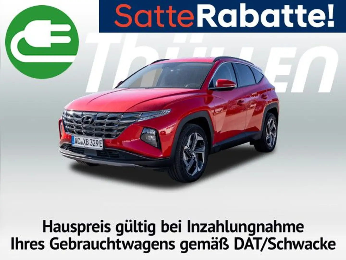 Hyundai TUCSON Plug-in-Hybrid 1.6 T-GDi 6-AT 4WD Trend LED Rot - 1