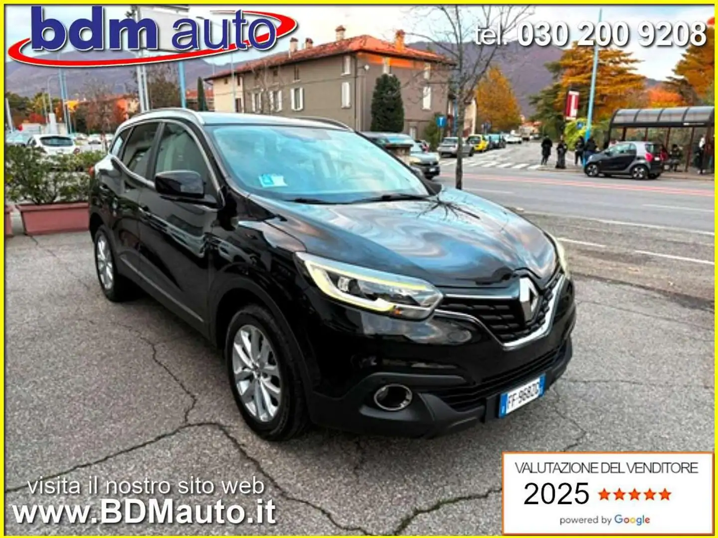 Renault Kadjar dCi 8V 110CV Energy Intense*UNICO PROPRIETARIO* Schwarz - 2