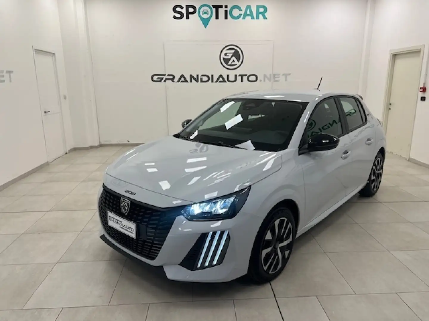 Peugeot 208 1.2 hybrid Style 100cv e-dcs 6 Blanc - 1